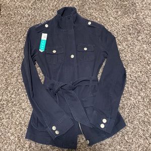 Forget 21 Navy Blue Utility Jacket